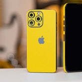 Yellow Matte Mobile Skin